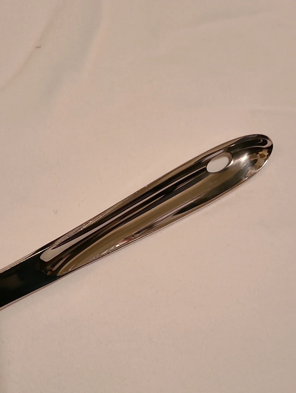 All-Clad Stainless Steel Skimmer 13-inch For Straining Stocks Soup Liquid